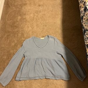 Altar’d State Blue top